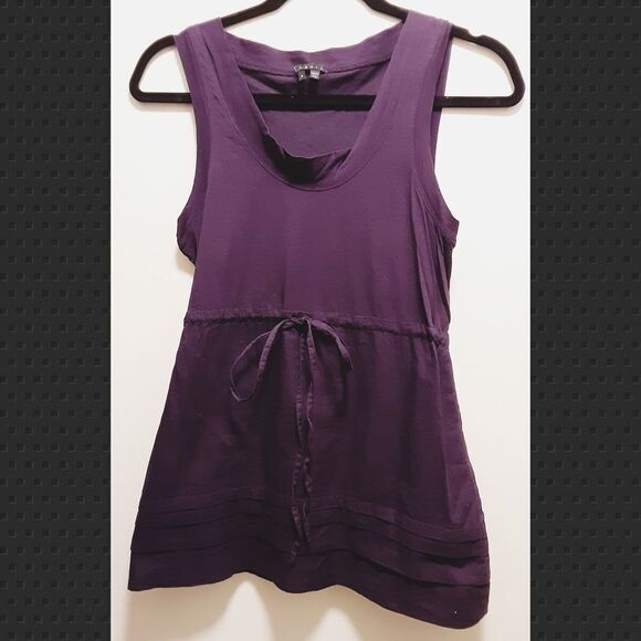 TR Theory drawstring waist mixed fabric lined tunic - EUC - Picture 1 of 7